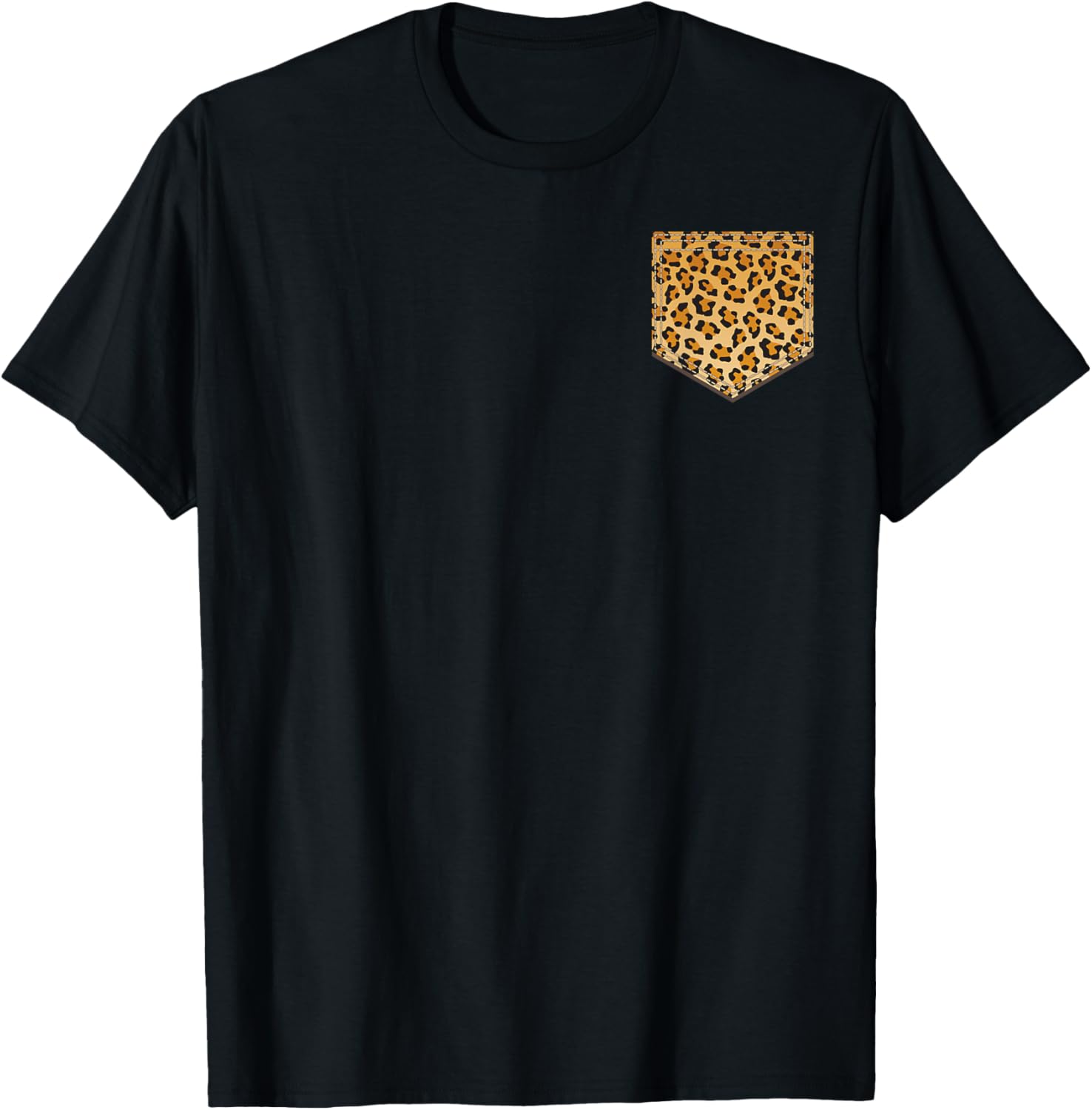 Leopard Print Pocket | Cool Animal Lover Cheetah Gift T-Shirt