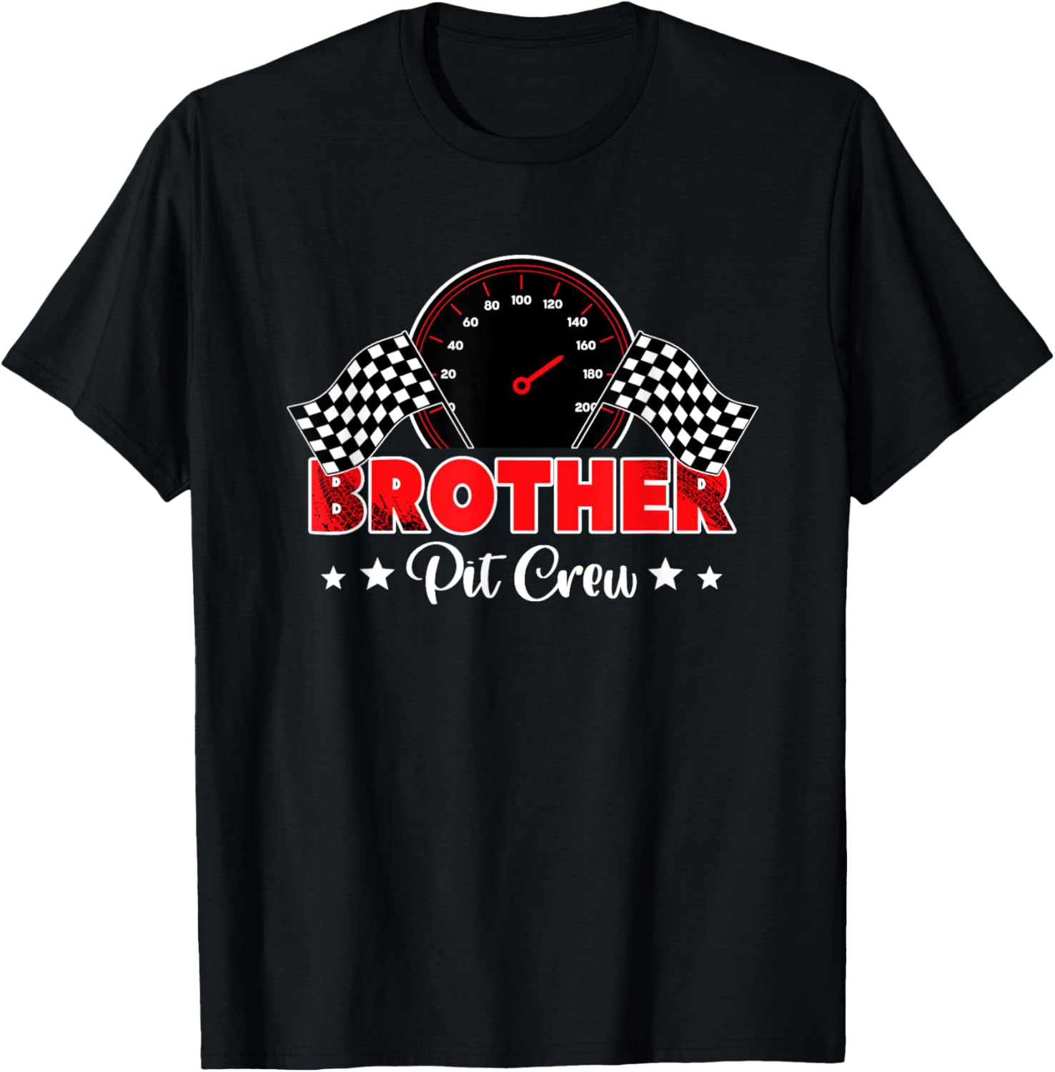 Race Car Racing Family Brother Pit Crew Birthday Party Gift T-Shirt
