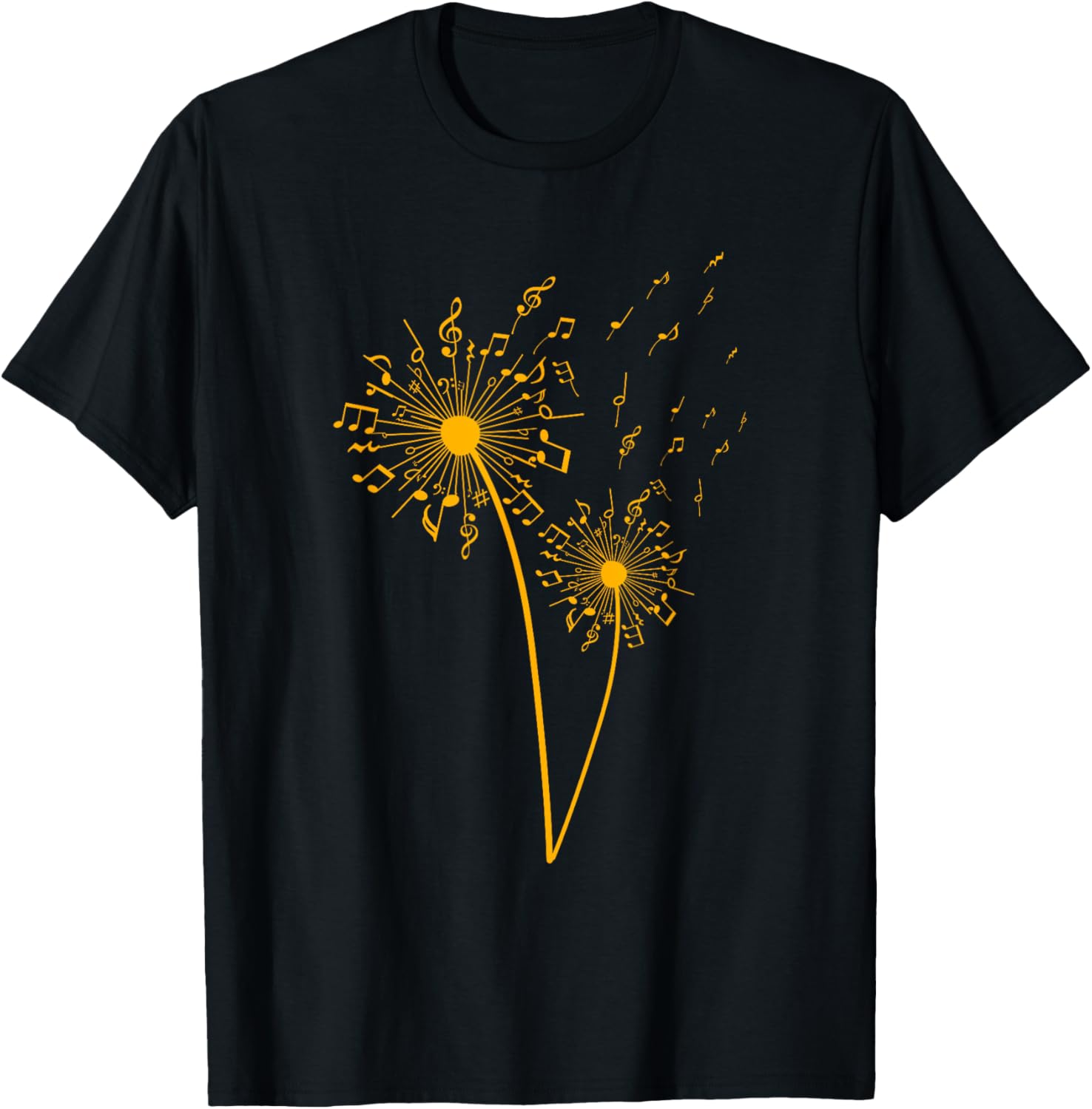 Music Note Design For Men Women Music Teacher Music Lover T-Shirt