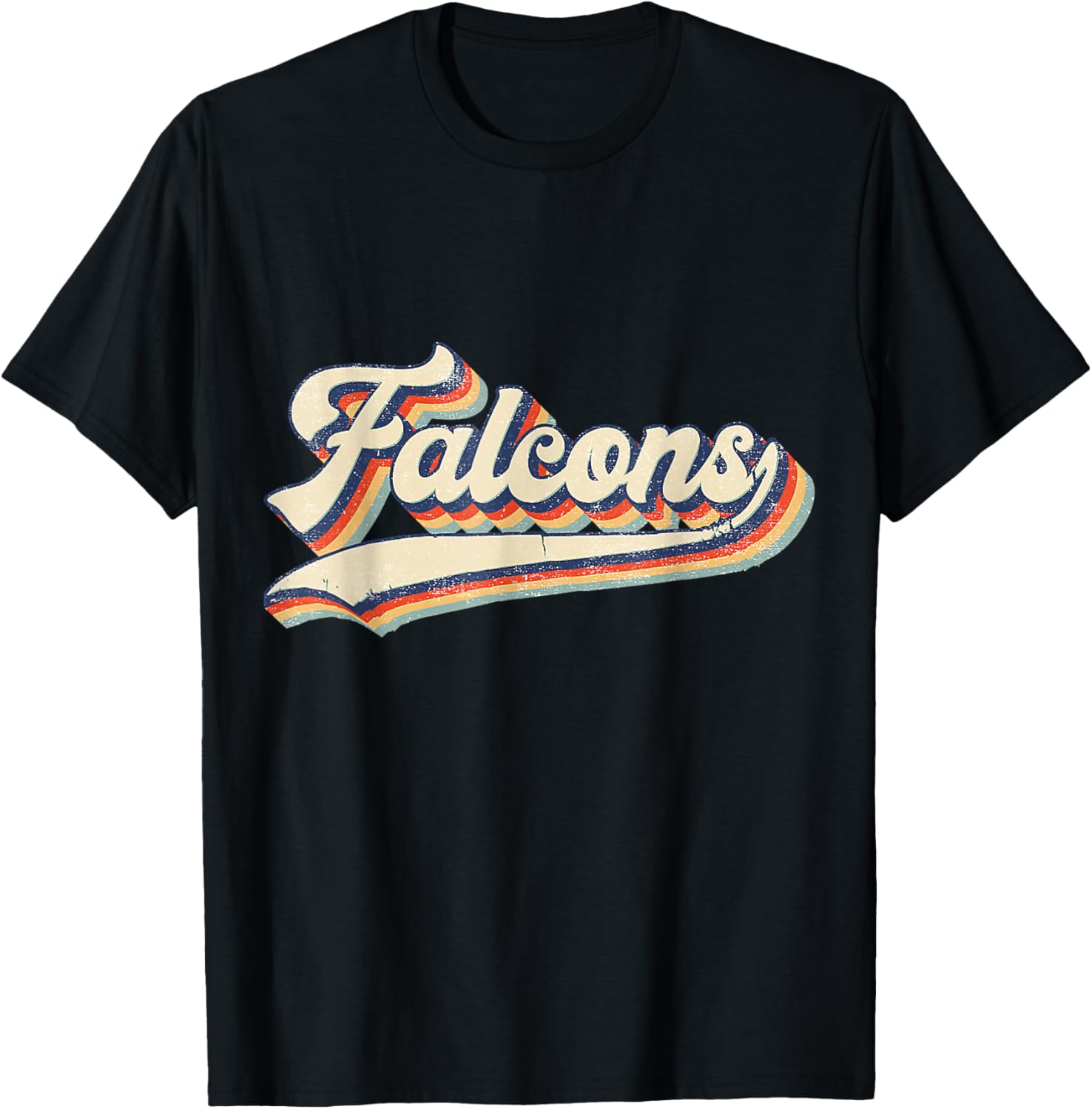 Falcons Sports Name Vintage Retro For Men Women Boy Girl T-Shirt