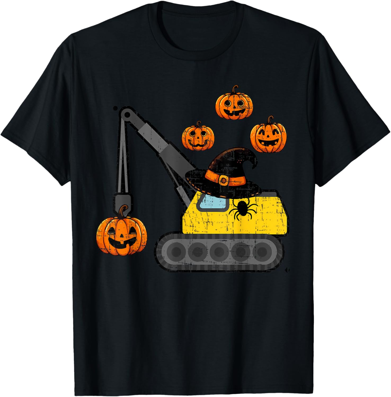 Crane Construction Truck Costume Toddler Kids Boys Halloween T-Shirt