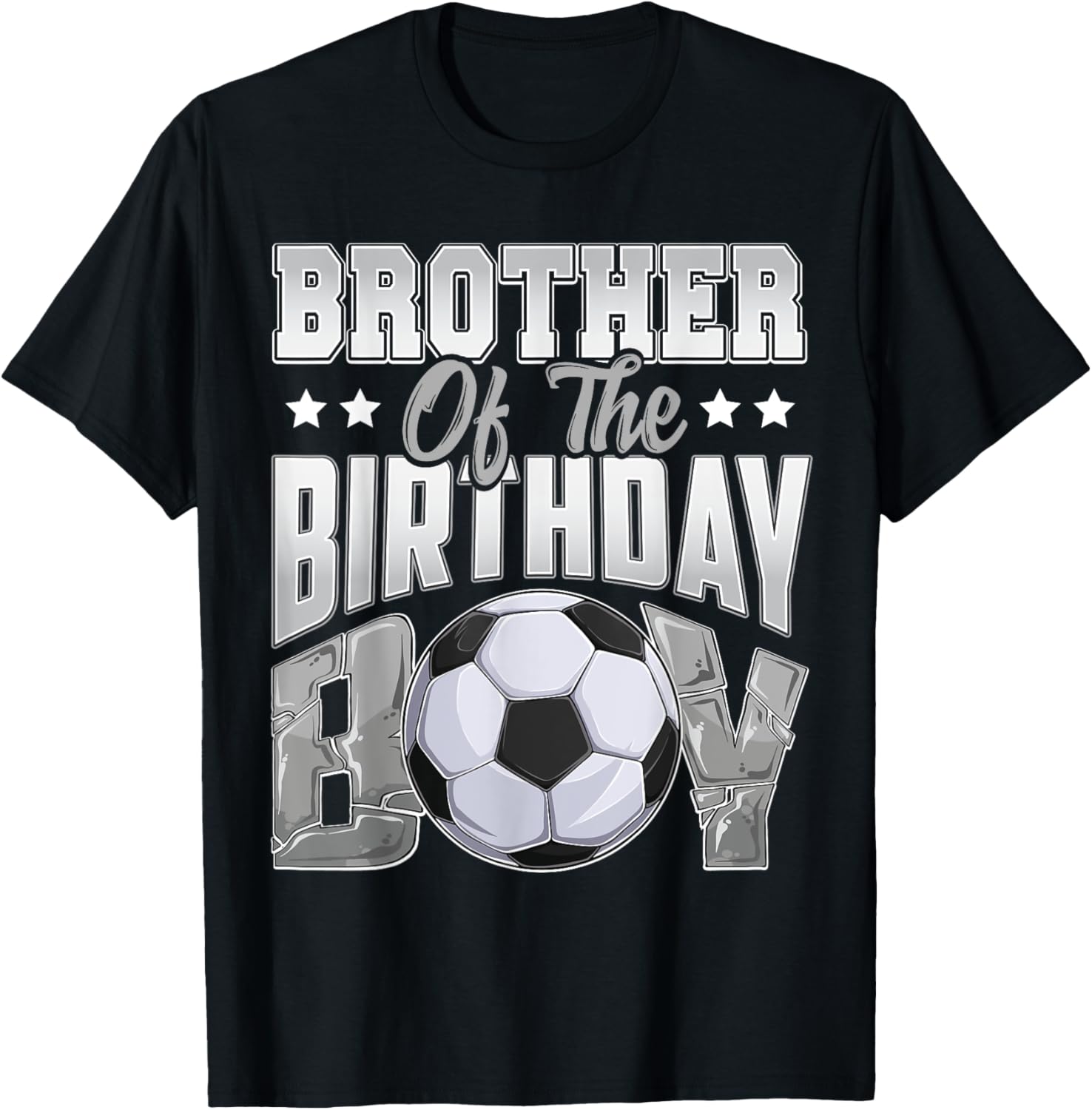 Brother Soccer birthday Boy Family Baller b-day Party T-Shirt