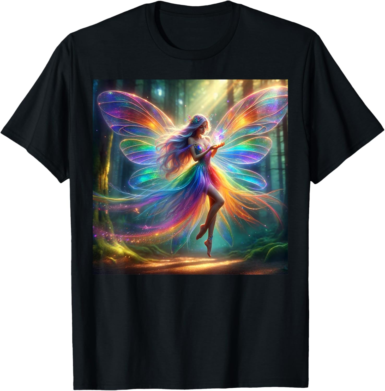Colorful Magical Fairy Dust Fantasy Faerie Mystical Creature T-Shirt