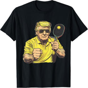 Fun Pickleball Lovers Pattern Pickleball Men's and Women's T-Shirts