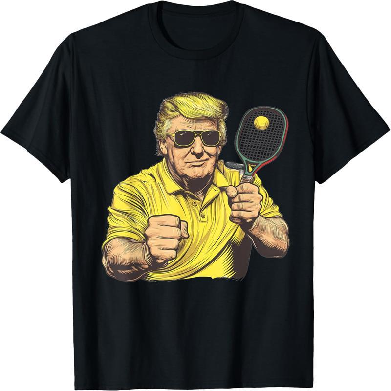 Fun Pickleball Lovers Pattern Pickleball Men's and Women's T-Shirts