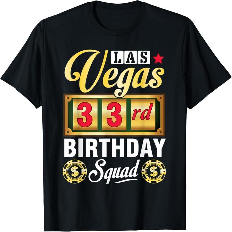 Las Vegas 33rd Birthday Team Wishes My Mom and Dad a Happy T-Shirt