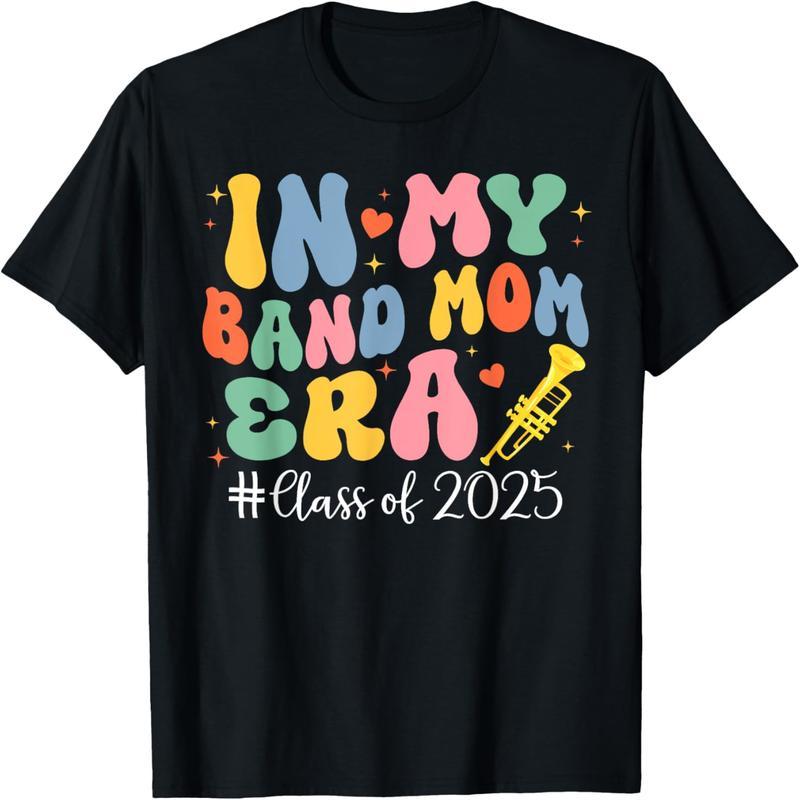 In My Band Mom Era Marching Band Mom Premium 2025 Mom Small T-Shirt