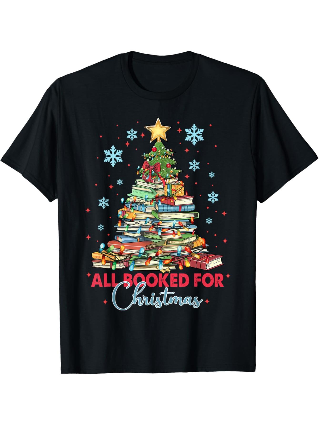 Vintage All Booker Christmas Tree Teacher Christmas T-Shirt