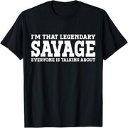Savage Surname Fun Team Family Surname Savage T-Shirt