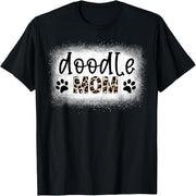 Vintage Graffiti Mom Bleach Shirt Leopard Gold Graffiti Mom T-Shirt
