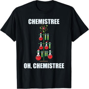 Oh Chemistree Christmas Chemistree Science Teacher T-Shirt