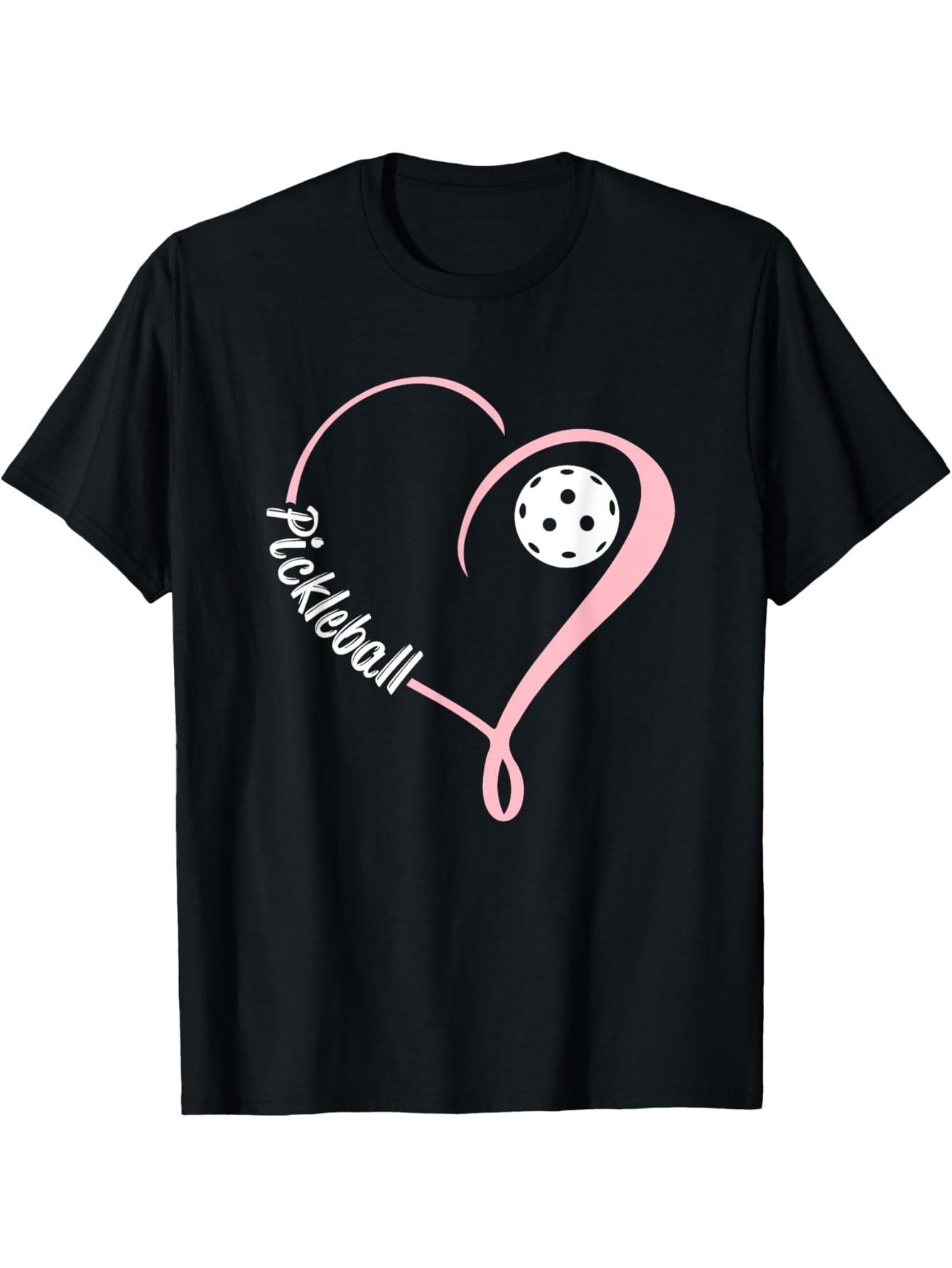 Pickleball Shirt Women's Valentine's Day Pickleball Lovers T-Shirt
