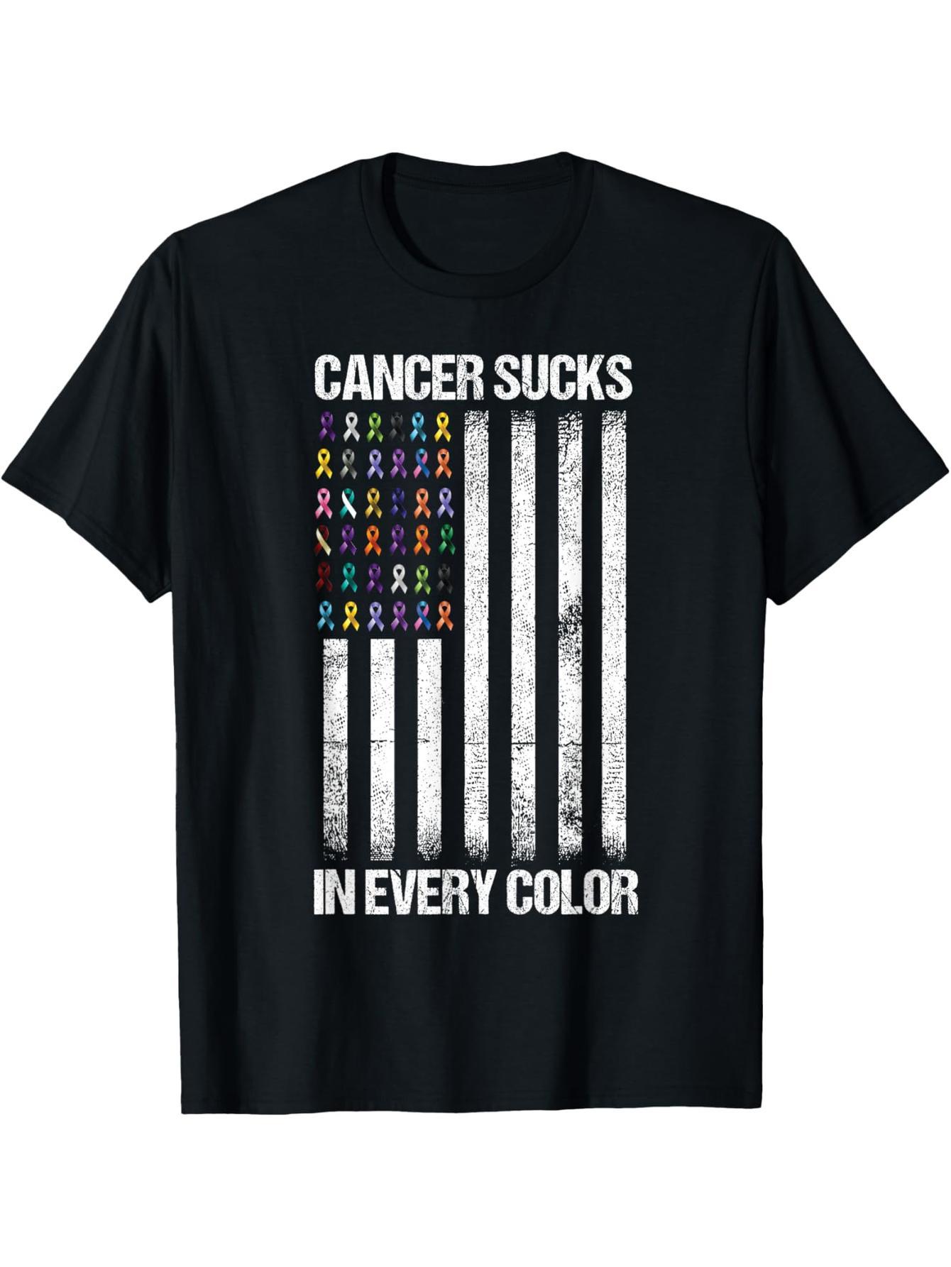 Cancer Can Be Seen in All Colors of T-Shirts