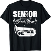 Senior Band Mom 2025 Marching Band 2025 Large T-Shirt