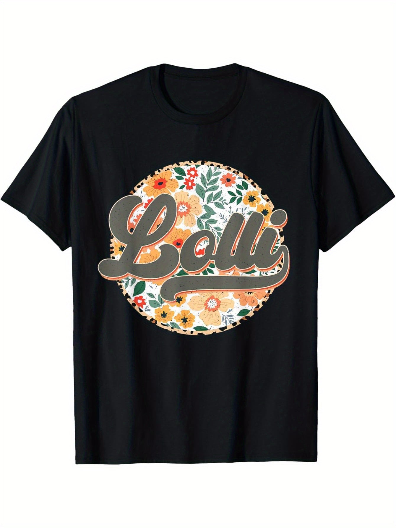 Ladies Floral Lolli Vintage Fashion Mother's Day Birthday T-Shirt