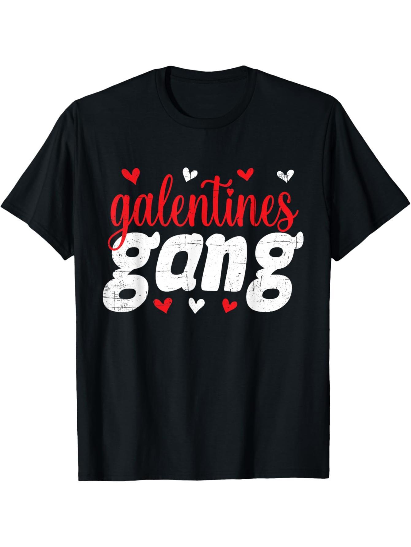 Vintage Valentine's Galentine's Gang Fun T-Shirt