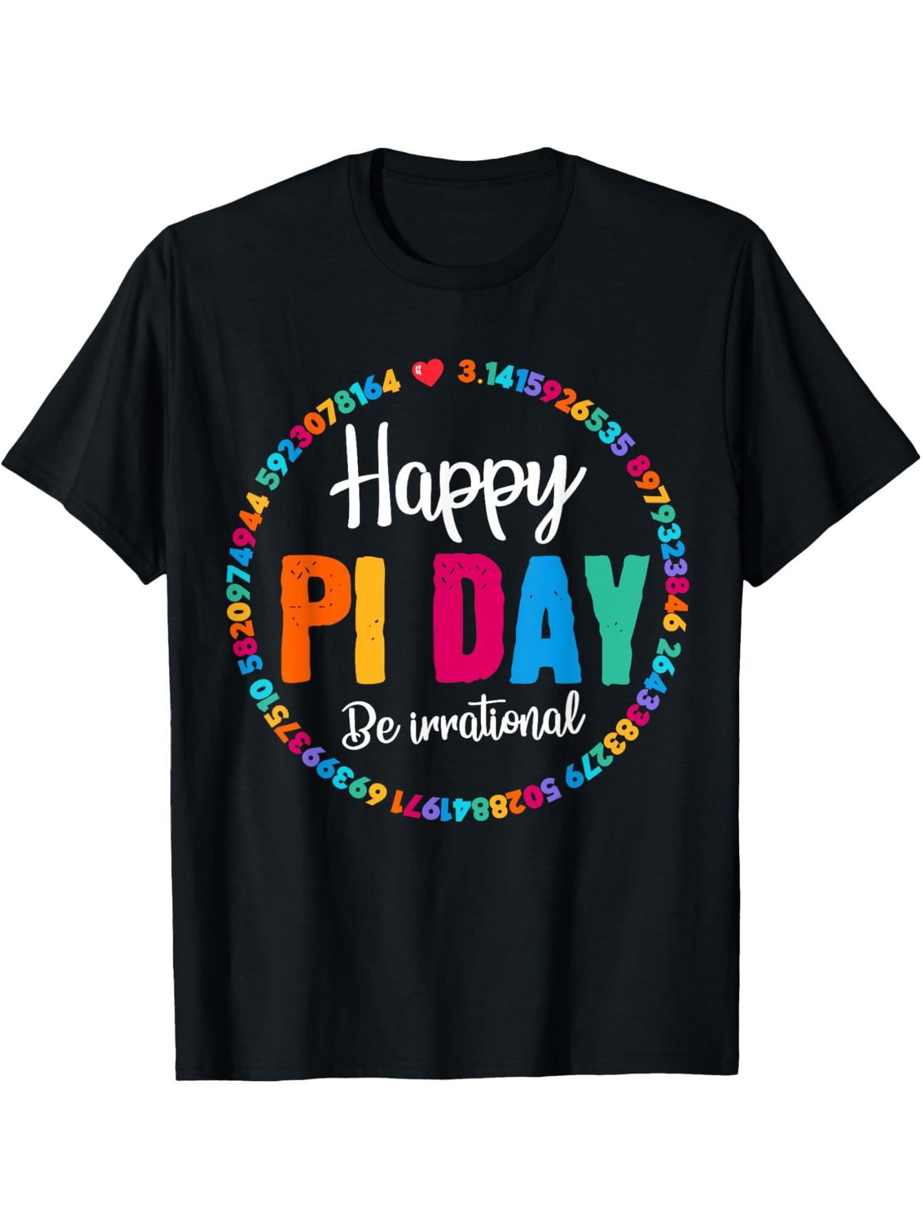 Happy Pi Day Pie Fun Math Coach Teacher Pi Day Lovers Nerd T-Shirt