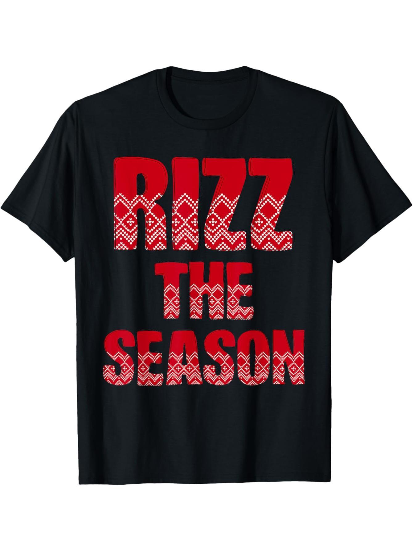 Rizz The Season - Funny Gen Alpha Slang Christmas Teacher T-Shirt