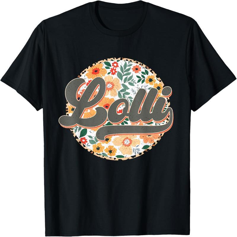 Ladies Floral Lolli Vintage Fashion Mother's Day Birthday T-Shirt