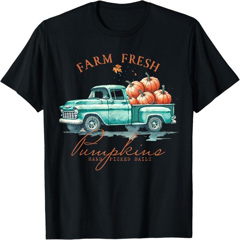 Farm Fresh Pumpkin Autumn Harvest Autumn Pumpkin Patch T-Shirt