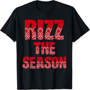 Rizz The Season - Funny Gen Alpha Slang Christmas Teacher T-Shirt