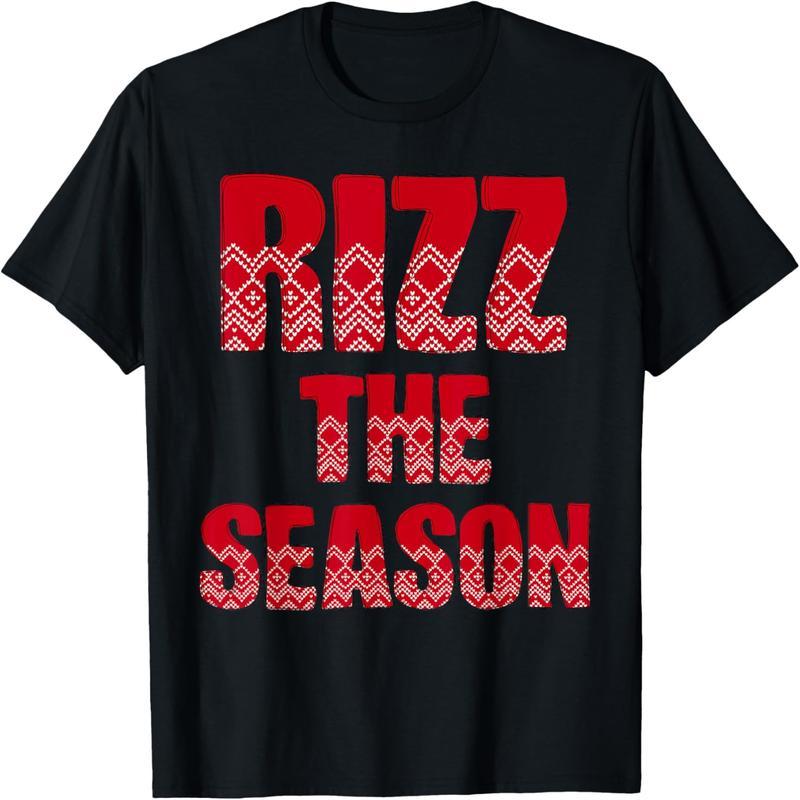 Rizz The Season - Funny Gen Alpha Slang Christmas Teacher T-Shirt