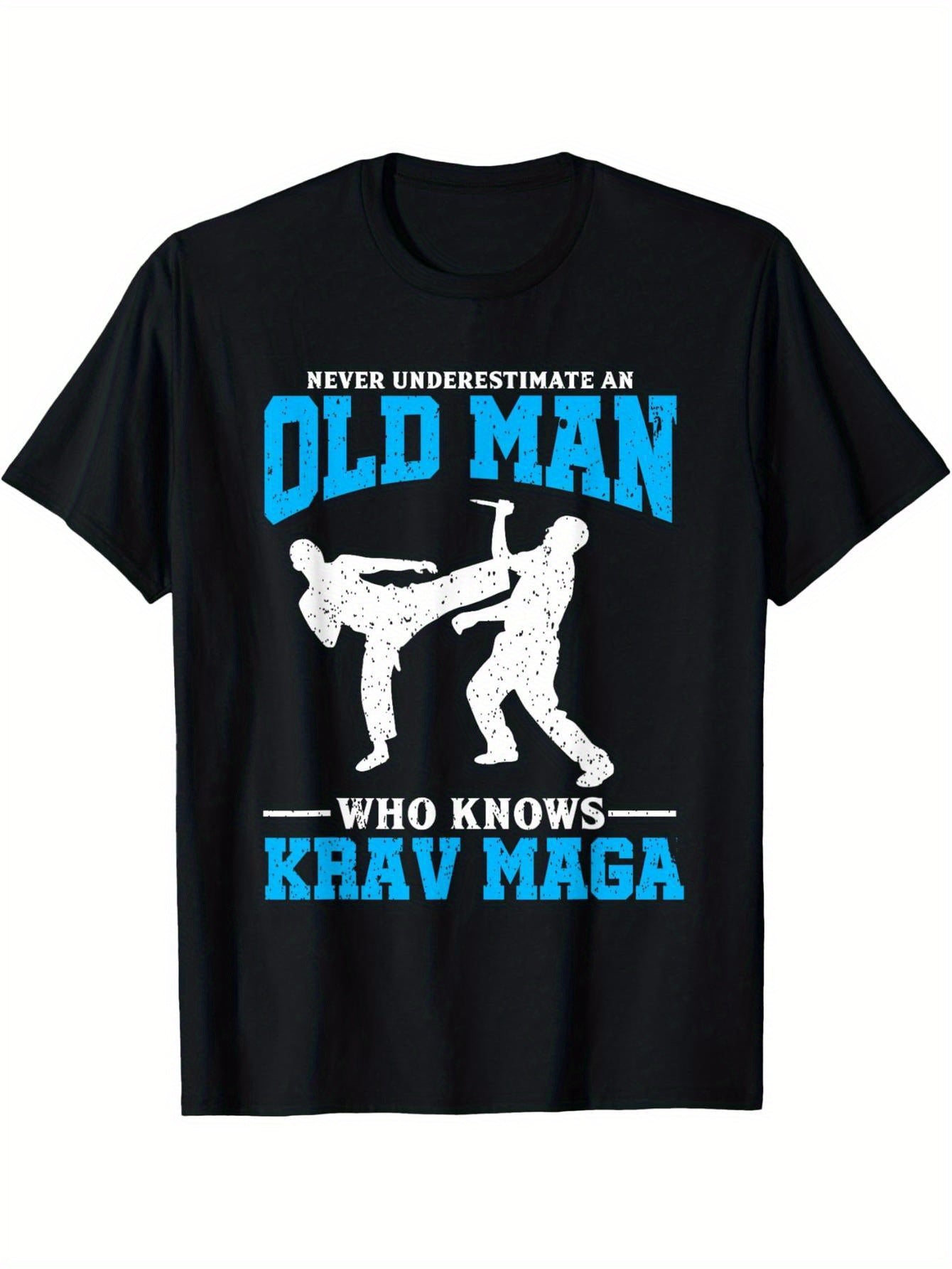 Never underestimate an elderly Krav Maga T-shirt