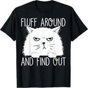 Look around for fun cat lovers, cat dads, cat moms t-shirts