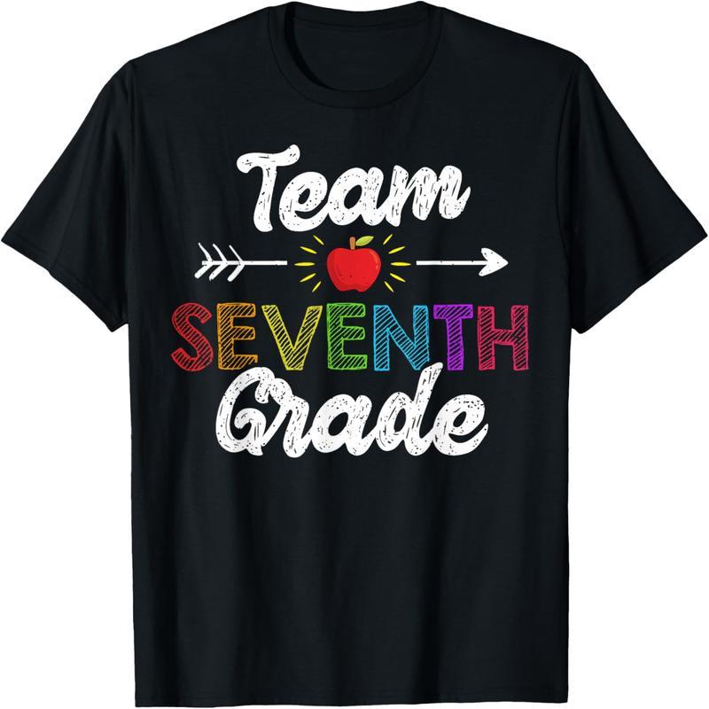 7th Grade Teacher Student Fun Back-to-School Gift T-Shirt