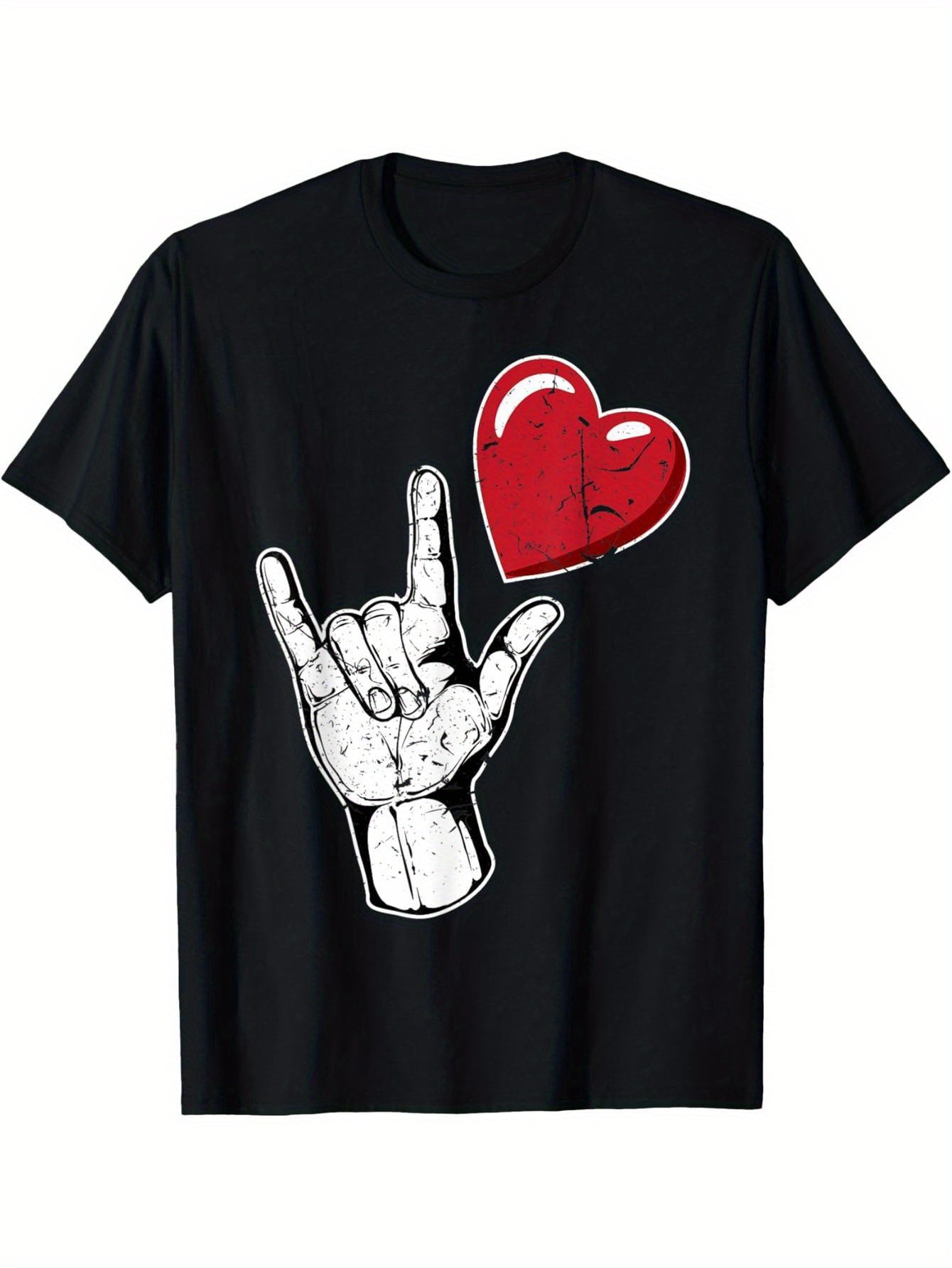 I Love You Gesture Valentine's Day Shirt | Language T-Shirt