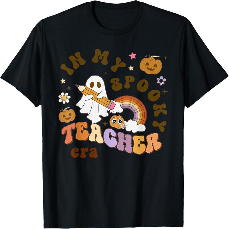 In My Horror Teacher Era Ghost Teacher Halloween T-Shirt