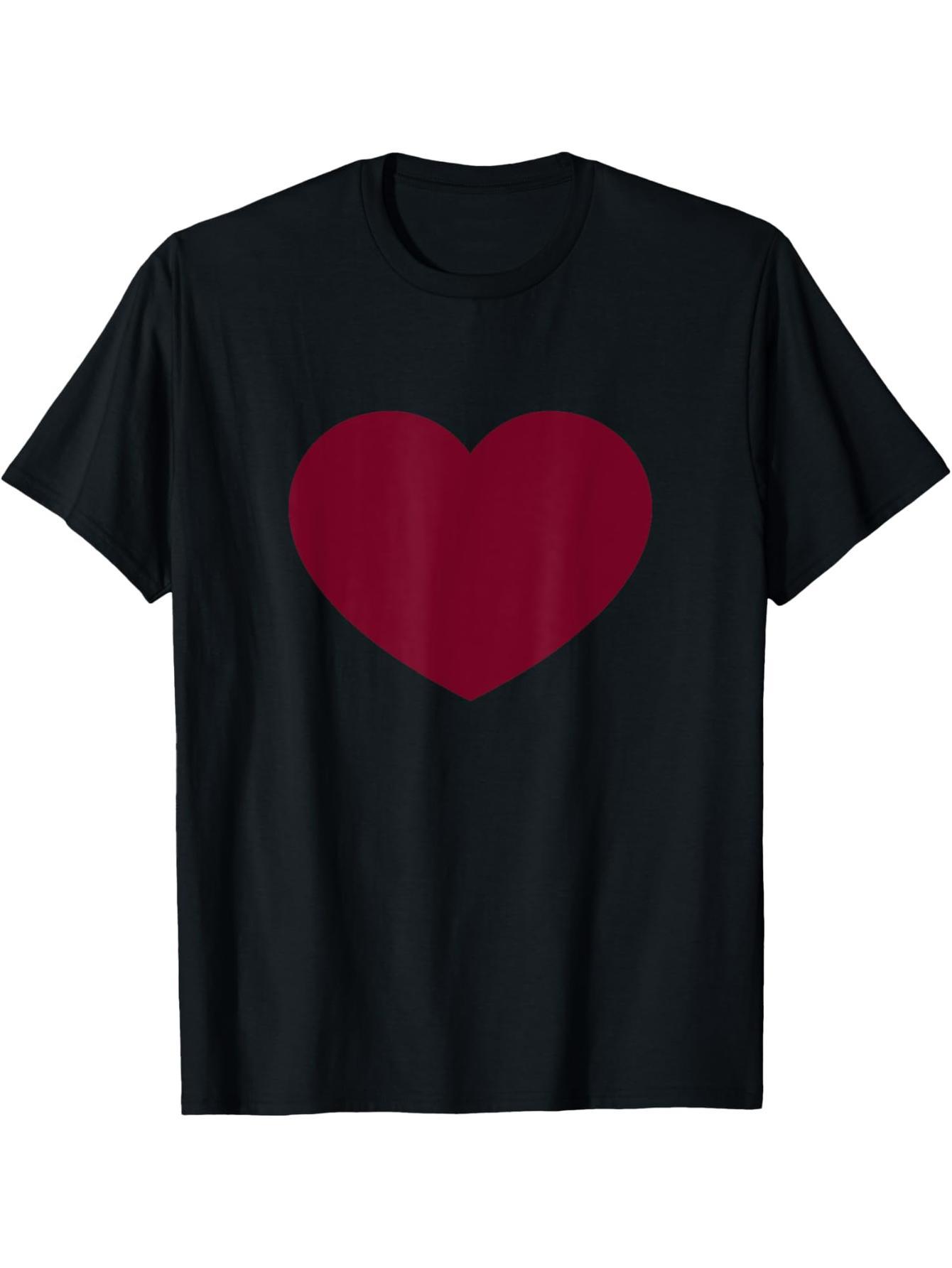 The heart is a symbol of love for Valentine's Day holiday t-shirts