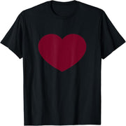 The heart is a symbol of love for Valentine's Day holiday t-shirts