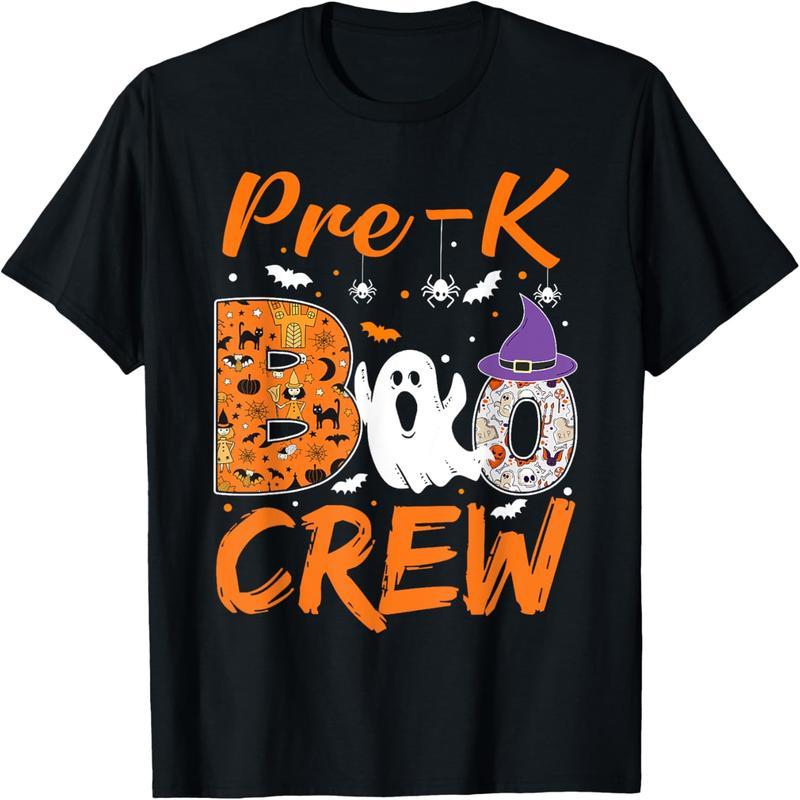 Preschool Boo Crew Teacher Student Halloween Preschool T-Shirt