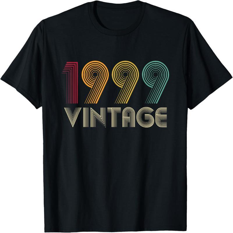 Vintage 1999 25th Birthday Gift 25 Year Old T-Shirt