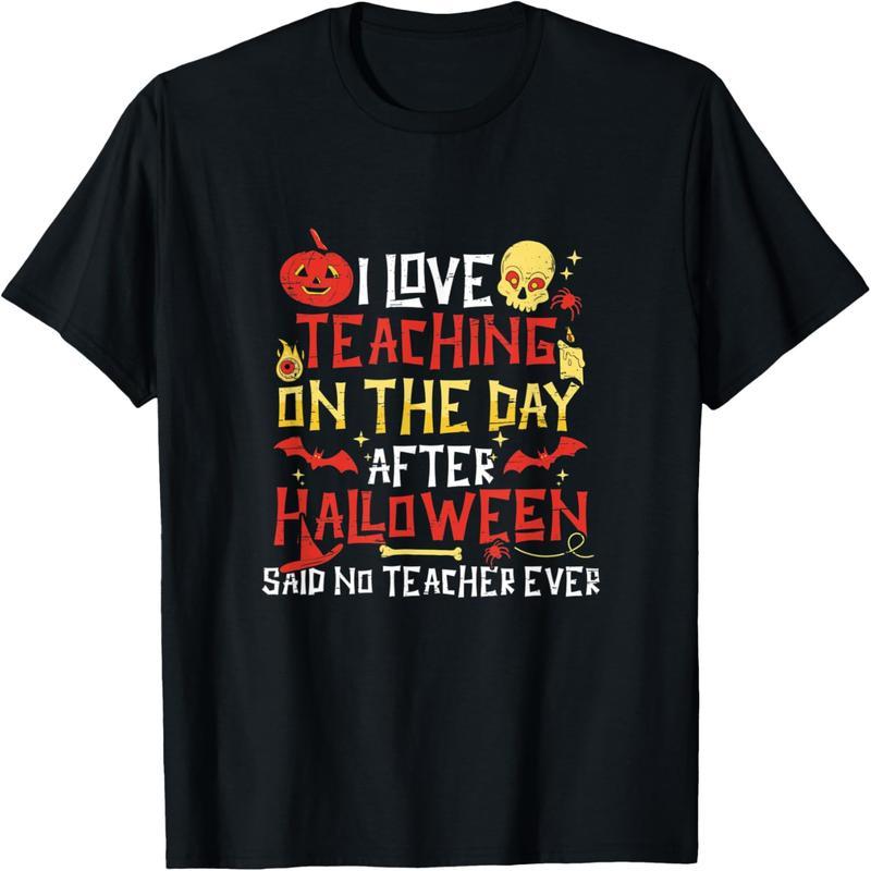 Halloween Day After School Costumes School Teacher T-Shirt