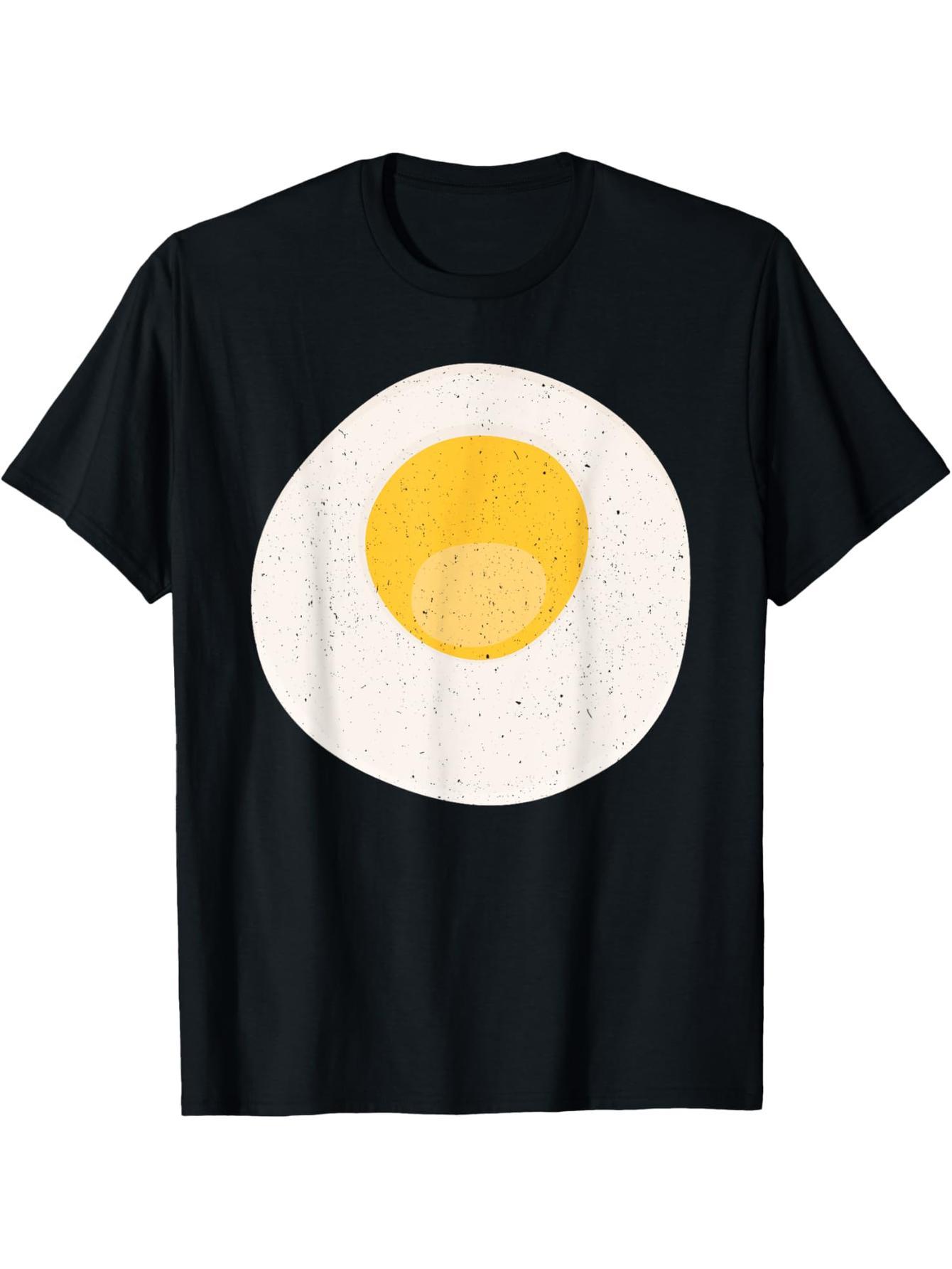 Fried egg T-shirt, fried egg clothing shirt T-shirt