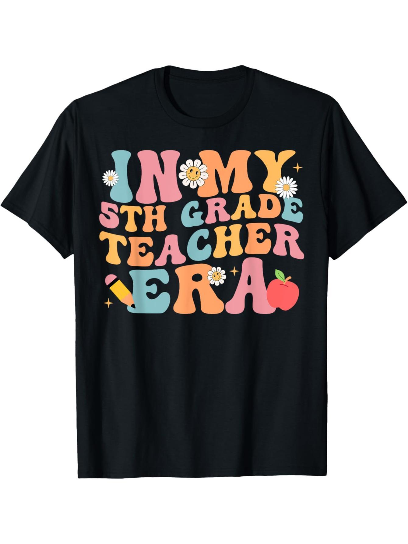 Back to school teacher vintage t-shirt in my fifth grade teacher days