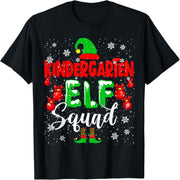 Kindergarten ELF Squad Fun Christmas ELF Boys, Girls Teacher T-Shirt
